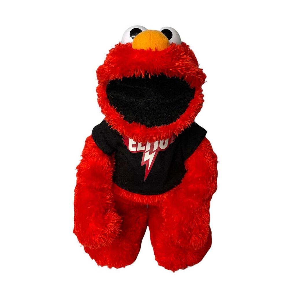 HASBRO Let's Rock! ELMO 2010 Sesame Street Dancing Singing 15” Plush Toy‎ 32452